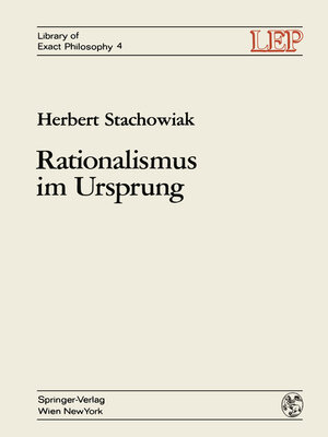 cover image of Rationalismus im Ursprung